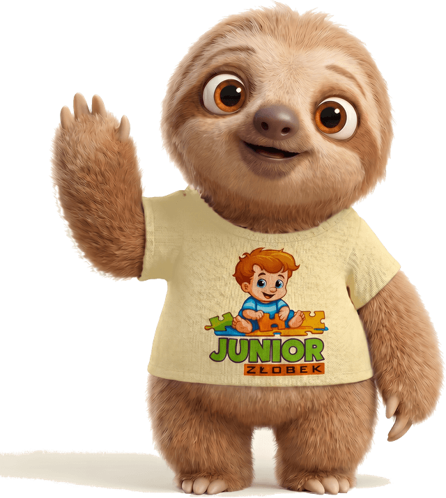 Leniwiec Junior - maskotka żłobka